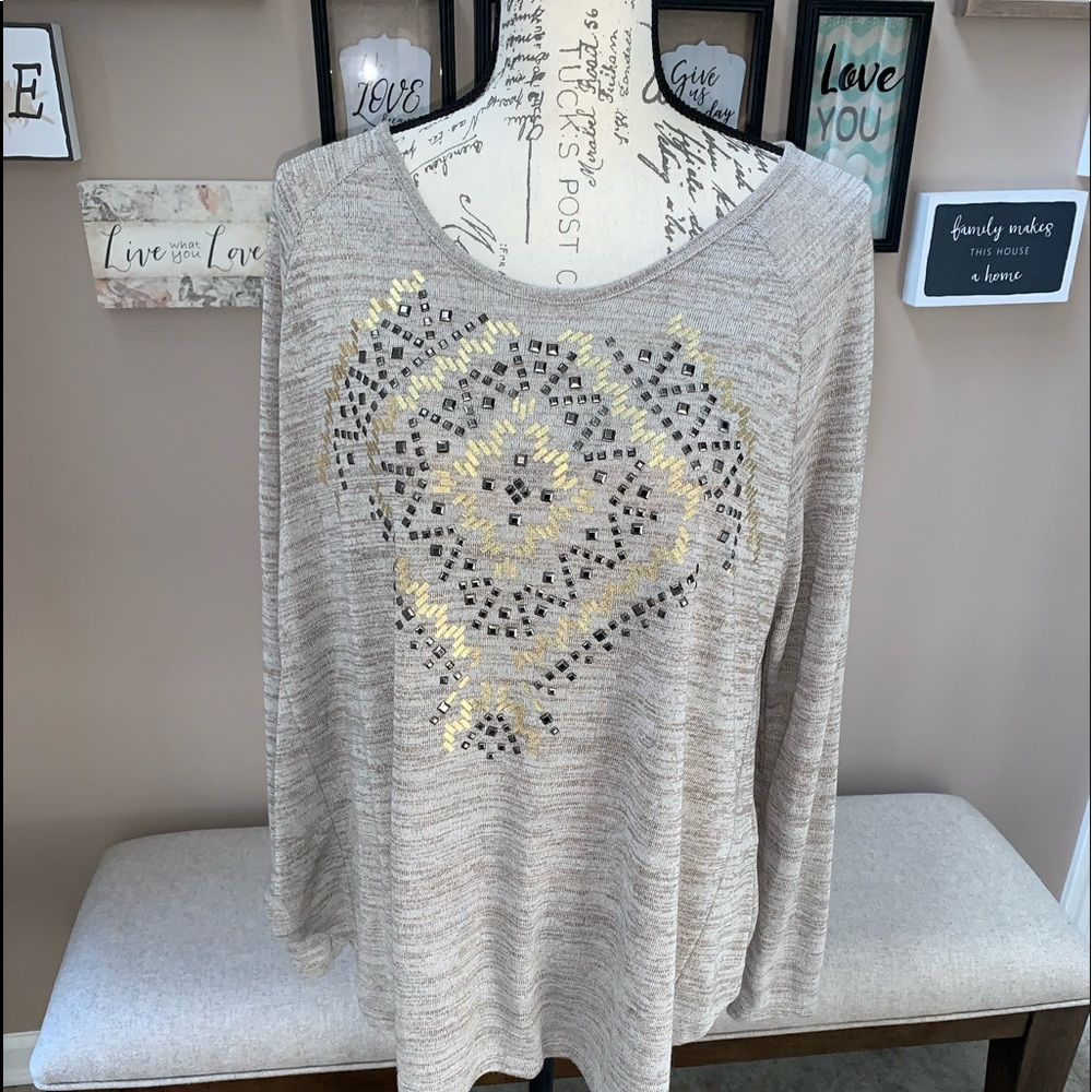 Simply Styled by Sears Long Sleeve Womens XL